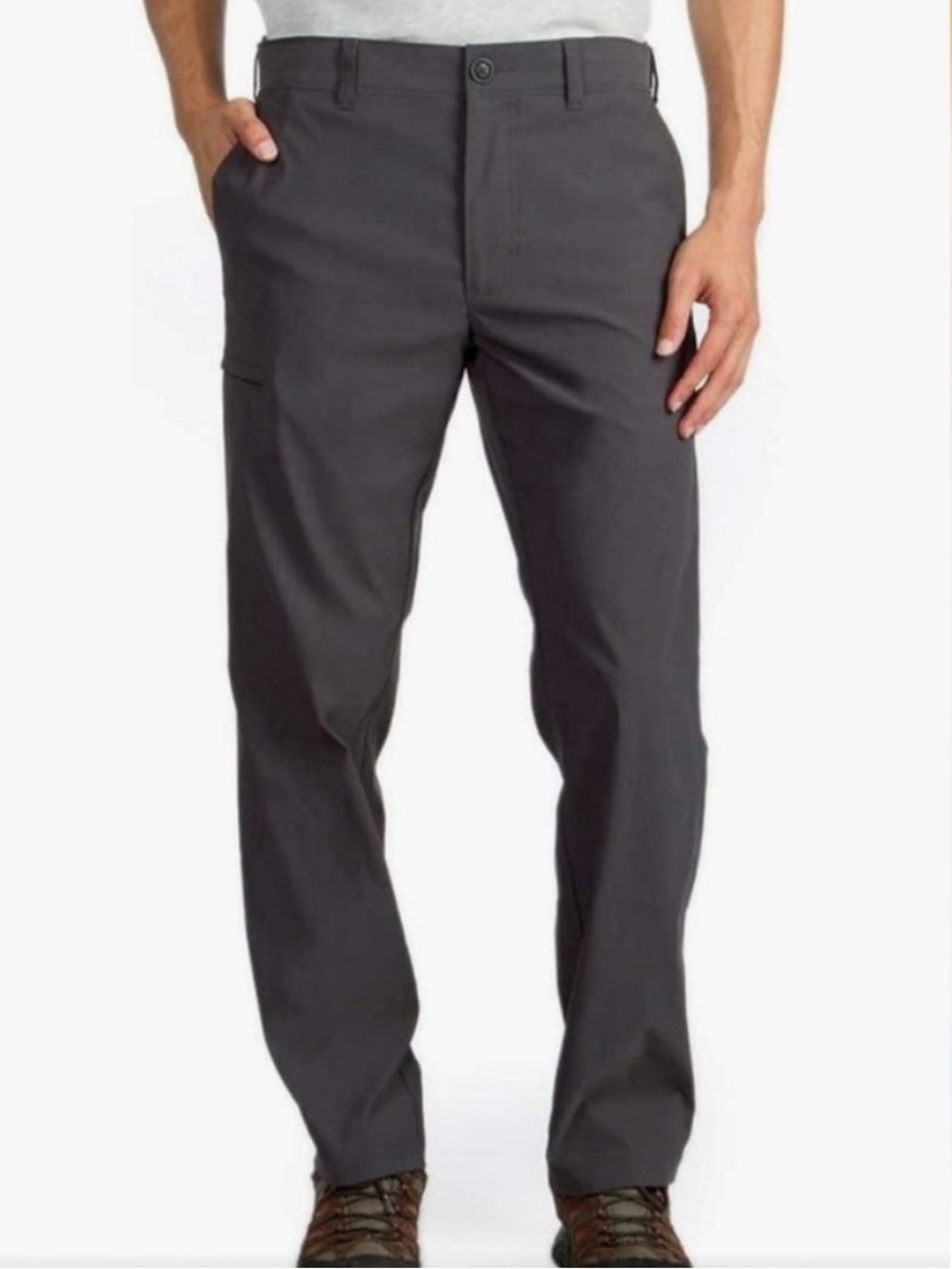 Ub Tech UNIONBAY Men's Slate Gray Cargo Pants Classic Fit